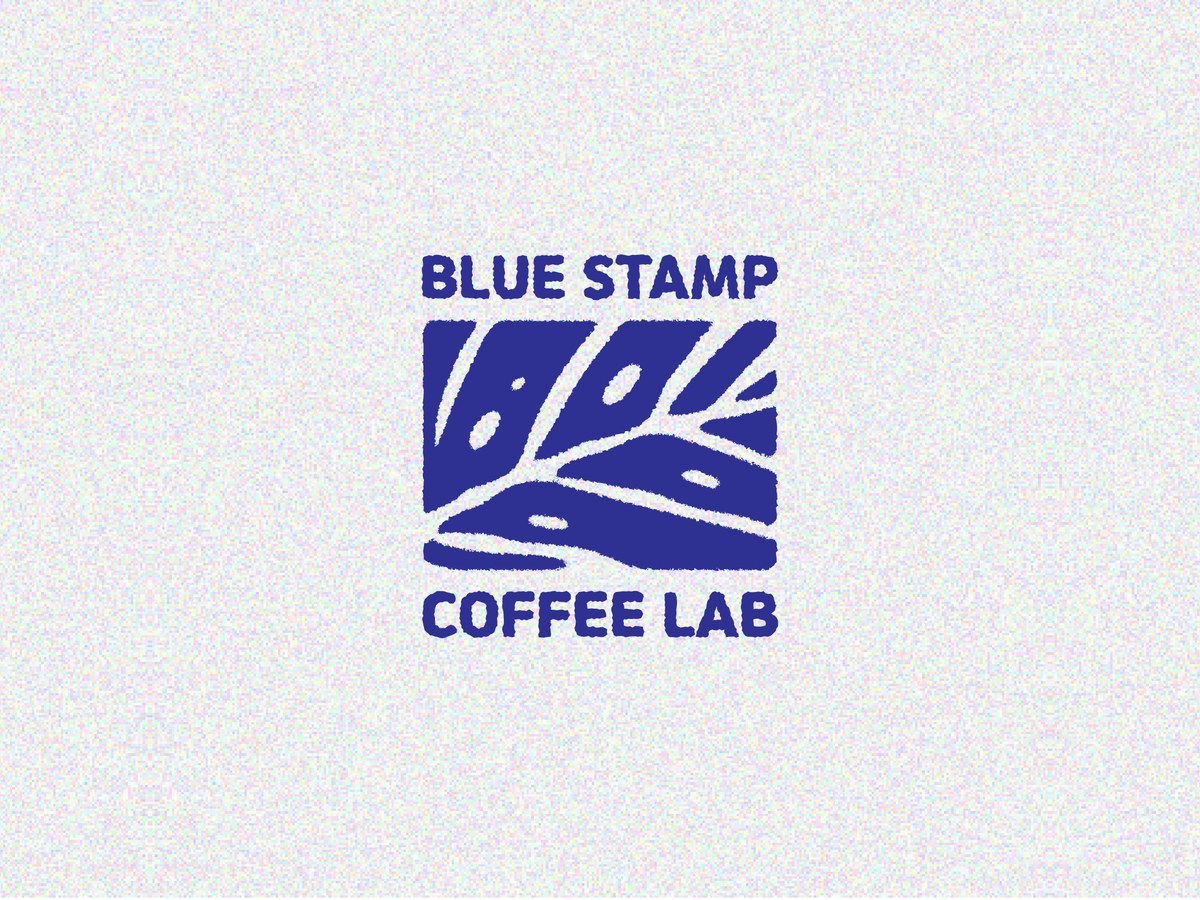 BLUE STAMP COFFEE LAB 로고 디자인 - 레이어웍스